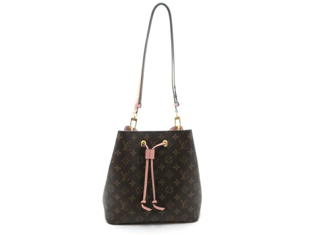 LOUIS VUITTON Shoulder Bag Neo Noe Monogram Rose Pink Poudre